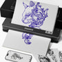 PFARRER T106P Wireless Tattoo-Drucker, Thermo-Transfermaschine – kompakt, kabellos, für A4-Schablonen