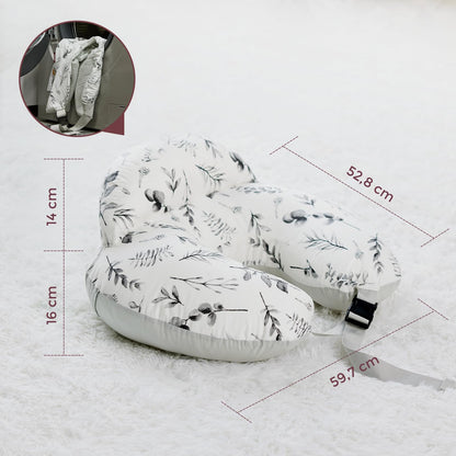 Momcozy Stillkissen mit Sicherheitsumrandung und Baumwollbezug
