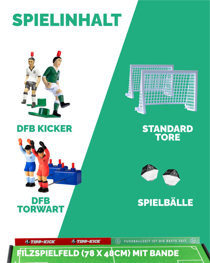 TIPP-KICK DFB Classic Tischfussball-Set 100 Jahre mit Banden