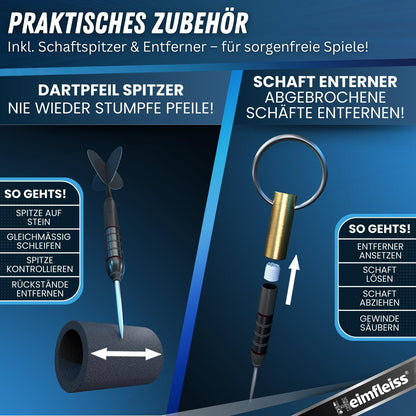 Heimfleiss 360° Dartscheibe Lichtring – Ultra-Light LED blendfrei