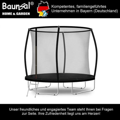 Baunsal Trampolin Randabdeckung Ø 305 cm, 20 mm stark, schwarz