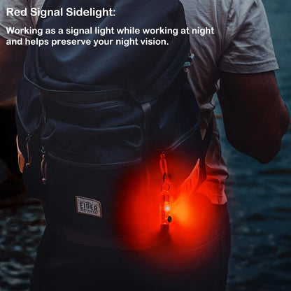 RovyVon A8 G4 LED Schlüsselanhänger-Taschenlampe, 650 Lumen