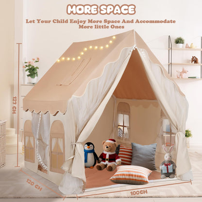 snookids Kinder Tipi Zelt – Indoor Spielhaus Komplettset
