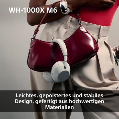 Sony WH-1000XM6 kabellose Noise-Cancelling-Kopfhörer Sand Pink