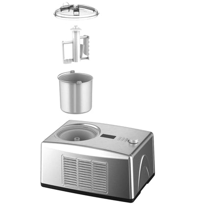 Gino Gelati IC-250W Helado Eismaschine Joghurtbereiter Kompressor