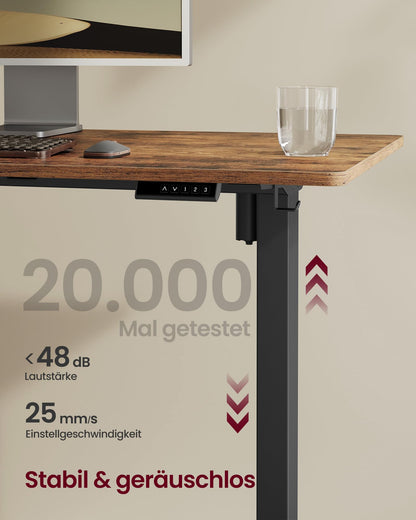 VASAGLE Steh-Sitz-Gestell elektrisch - LSD021B01V2, ohne Platte
