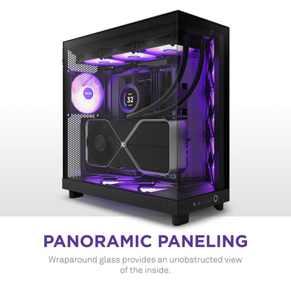 NZXT H6 Flow RGB Airflow Mid-Tower Gehäuse - Schwarz