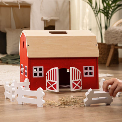 Schleich FARM WORLD Grosser Bauernhof aus Holz, Spielset 42602