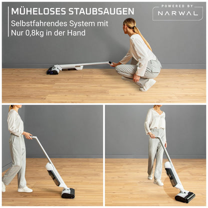 Rowenta X-Clean 10 Akku-Nass-Trockensauger, selbstreinigend, weiss
