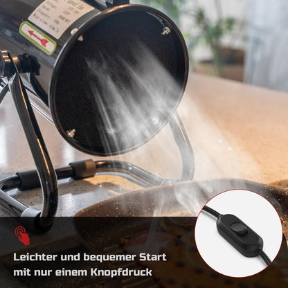 Mtutu Tragbare Abzugshaube – 600m³/h, 10 Aktivkohle Filter
