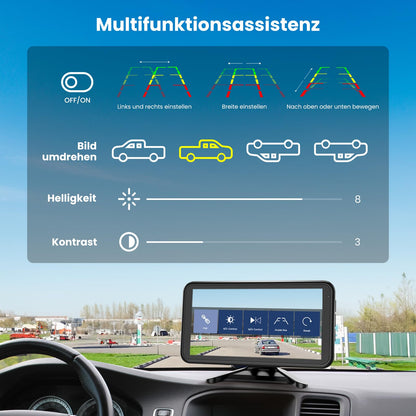 Foxpark 4,8" 1080P Funk Rückfahrkamera - Auto LKW Wohnmobil