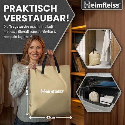 Heimfleiss Luftbett 2 Personen, selbstaufblasend, 150x200 cm