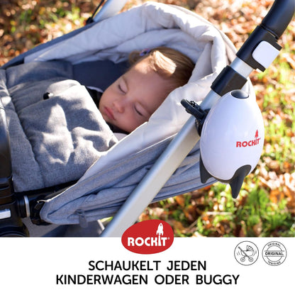 ROCKIT Kinderwagenschaukler Set RR-02x2, Einschlafhilfe mit USB-C