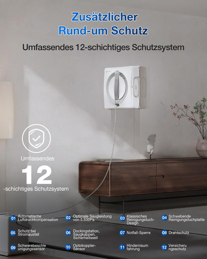 ECOVACS WINBOT W2 PRO Omni Fensterputzroboter - Weiss