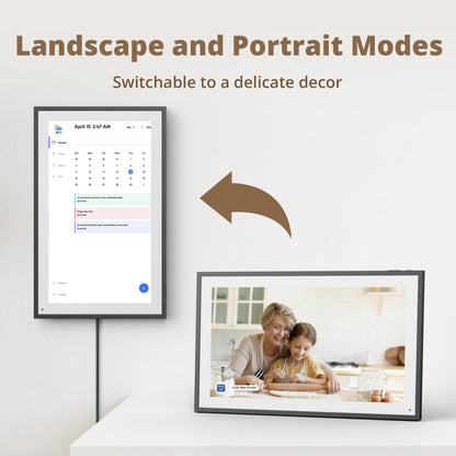 Dragon Touch 15.6 Zoll Elektronischer Wandkalender – Schwarz