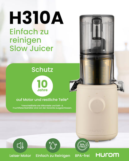Hurom H310 Elektrischer Slow Juicer Entsafter – Beige