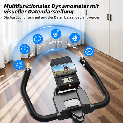 CHAOKE Profi Heimtrainer Fahrrad – App, Leise & Magnetwiderstand