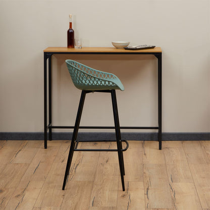 IDIMEX Barhocker IREK Retro-Design olivgrün – 2er Pack