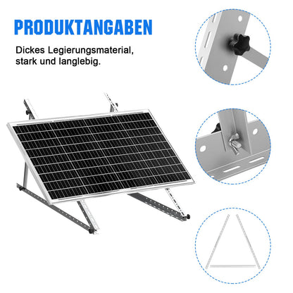 GLIESE Solarmodul Halterung Balkonkraftwerk - 118cm 2 Paare