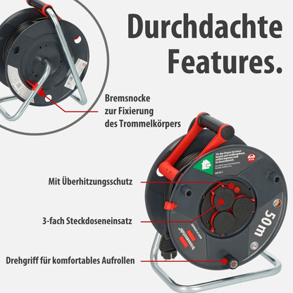 Brennenstuhl Garant V2 Kabeltrommel 50m IP44 Outdoor