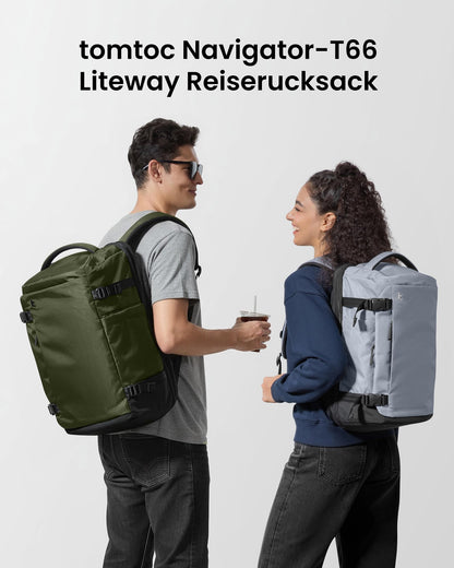 tomtoc Navigator T66 Liteway Reiserucksack 28L für 16 Zoll Laptop