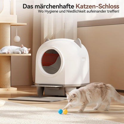 Devoko selbstreinigendes Katzenklo XXL 90 L mit App-Steuerung