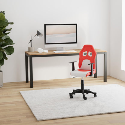 hjh OFFICE Teen Game AL Kinderdrehstuhl - Rot/Weiss