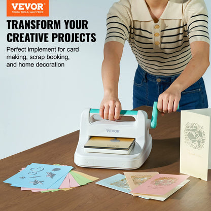 VEVOR My Life Handmade Stanz- Prägemaschine Scrapbooking Set 160mm