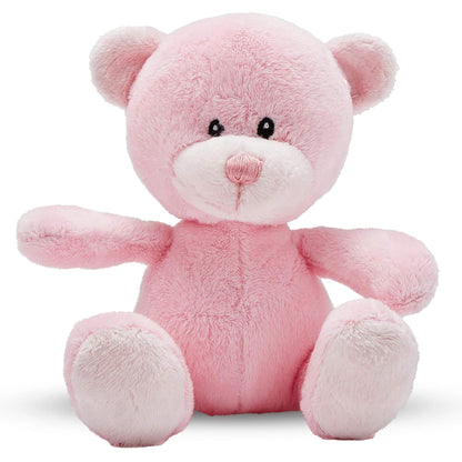 Baby Box Shop Baby-Geschenkset Mädchen, 14-teilig, mit Teddybär