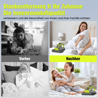 Premium Milbensauger UV-C Heissluft – Matratzen & Betten