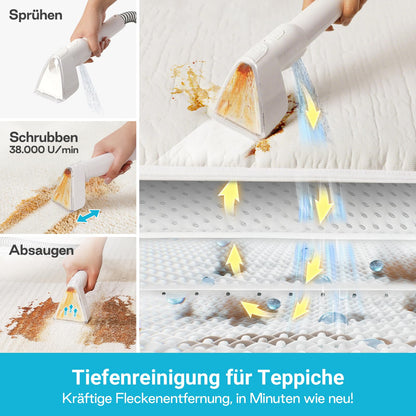 Livatro Waschsauger Polsterreiniger – Kompakt, Selbstreinigung