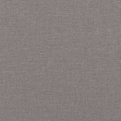 vidaXL Polsterbett Bettgestell - Stoff Taupe 140x190cm