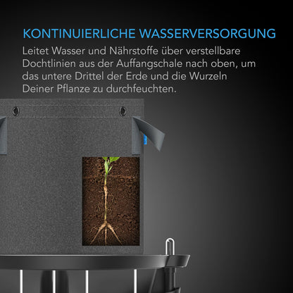 AC Infinity Selbstbewässerungsbasis für Stofftöpfe – 4er-Pack