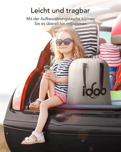 iDOO Luftmatratze Selbstaufblasend 2 Personen - 152x203x46cm