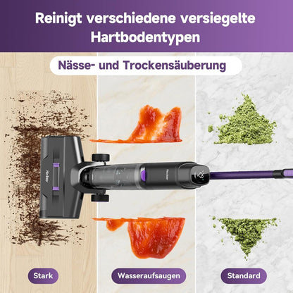 Redkey W15 Nass-Trockensauger Akku-Wischsauger mit Selbstreinigung