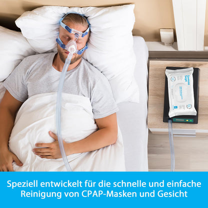 SomnoSept CPAP-Reinigungstücher aus Viskose, 5 x 72 Stück