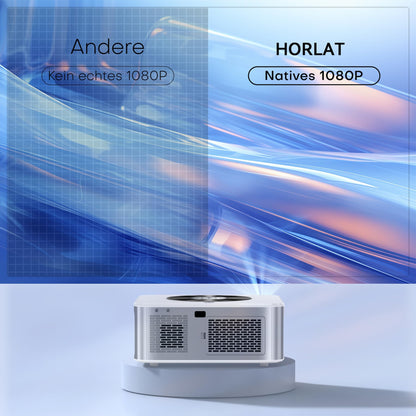HORLAT Beamer 4K Projektor - 1000 ANSI Android TV