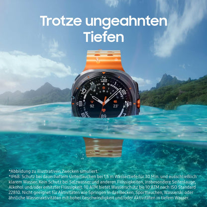 Samsung Galaxy Watch Ultra (2025) Smartwatch LTE, 47 mm, Titanium Gray