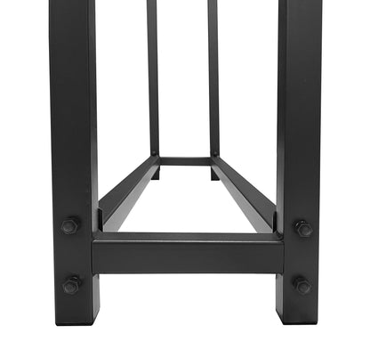 QUICK STAR Kaminholzregal Garten Anthrazit – mit Schutzhülle