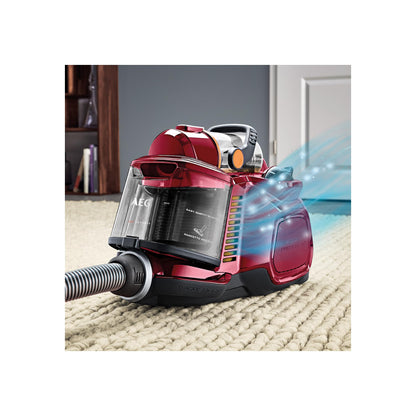 AEG LX7-2-CR-A beutelloser Staubsauger für Tierhaare – Rot