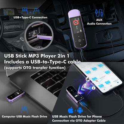 RUIZU X69 MP3 Player mit Bluetooth 5.3, 64 GB, Clip und FM Radio
