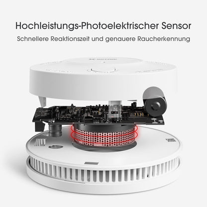 X-Sense Rauchmelder SD2J0AX mit 10-Jahres-Batterie, 10er-Set
