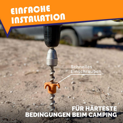 Peggy Peg Schraubhering Peg&Stop Heavy Duty 20 cm, 4er-Pack (HP60)