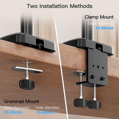 MOUNTUP Monitor Halterung EU6021B, 705 mm Arm für 13-32 Zoll bis 9 kg