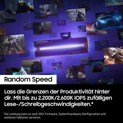 Samsung 9100 PRO Heatsink NVMe M.2 SSD 4 TB PCIe 5.0