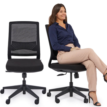 VALKENSTOL M2 Ergonomischer Bürostuhl – ohne Armlehne, Kopfstütze