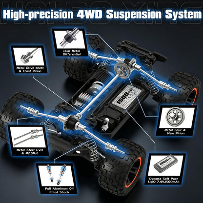 HAIBOXING RC Auto 1:14 4WD Offroad Monster Truck, 39 km/h, 2.4 GHz