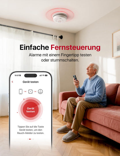 X-Sense SD11-MR61 Smart-Rauchmelder WLAN - 6er Set mit Magnet