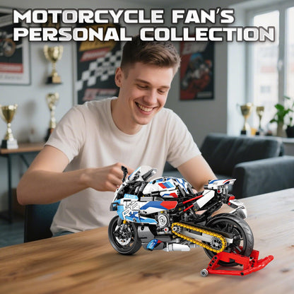 Reobrix 99040 Motorrad 1000 RR Klemmbausteine-Set, 949 Teile