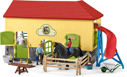 SCHLEICH Farm World Pferdestall 42485 – Spielset Bauernhof